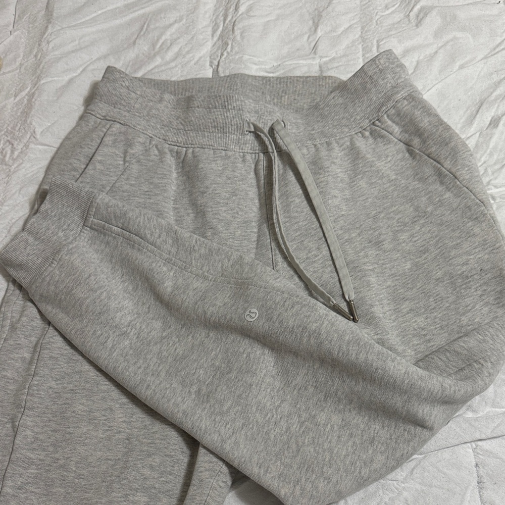 Light grey Lululemon joggers